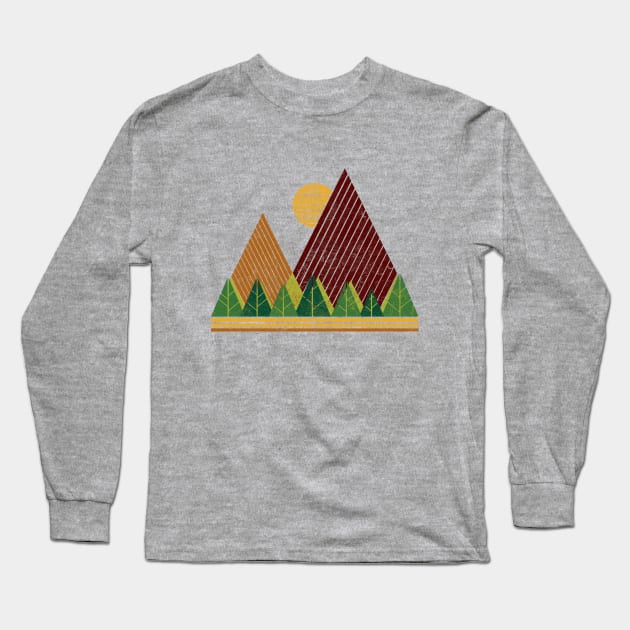 Simple Landscape (light version) Long Sleeve T-Shirt by chunkydesign